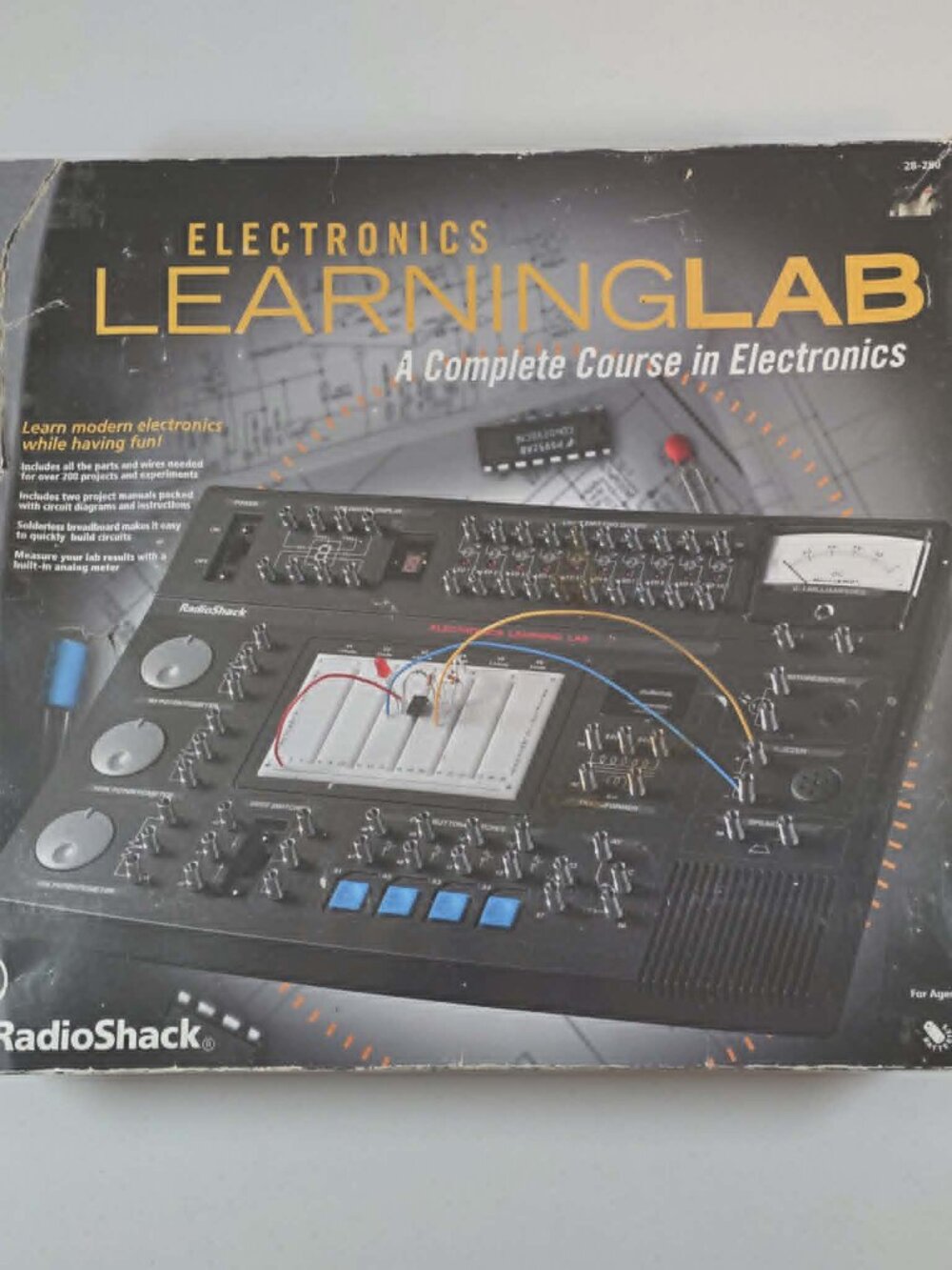 RADIO SHACK ELECTRONICS LEARNING LAB 28-280 MANUALS 1 & 2 INCLUDED NEW OPEN BOX